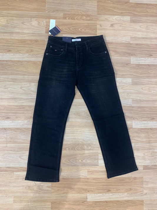 MOT Black Colour Premium Quality Straight Fit Jeans 40246
