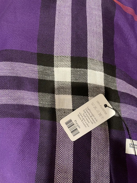 Rub Bur Purple Colour Unisex Stole 987177