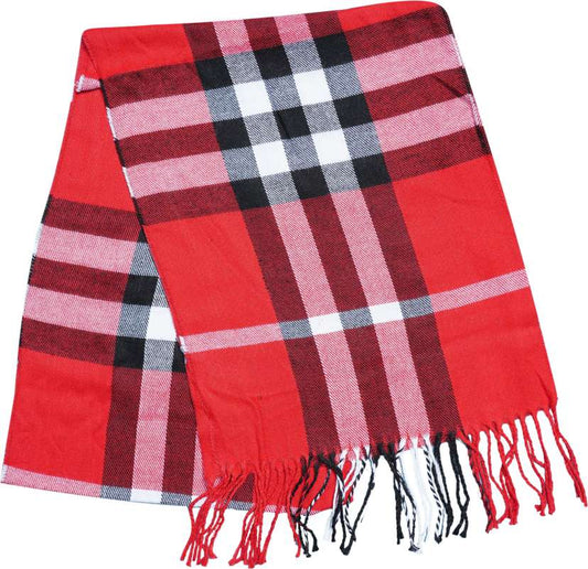 Rub Bur Red Colour Unisex Stole 987178