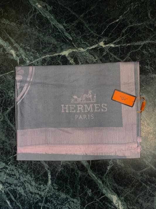 Reh Her Light Grey Pink Colour Unisex Stole 987181