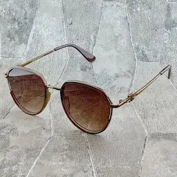 OID Brown Frame Brown Shade Premium Quality Unisex Sunglass 2486 48 19-145