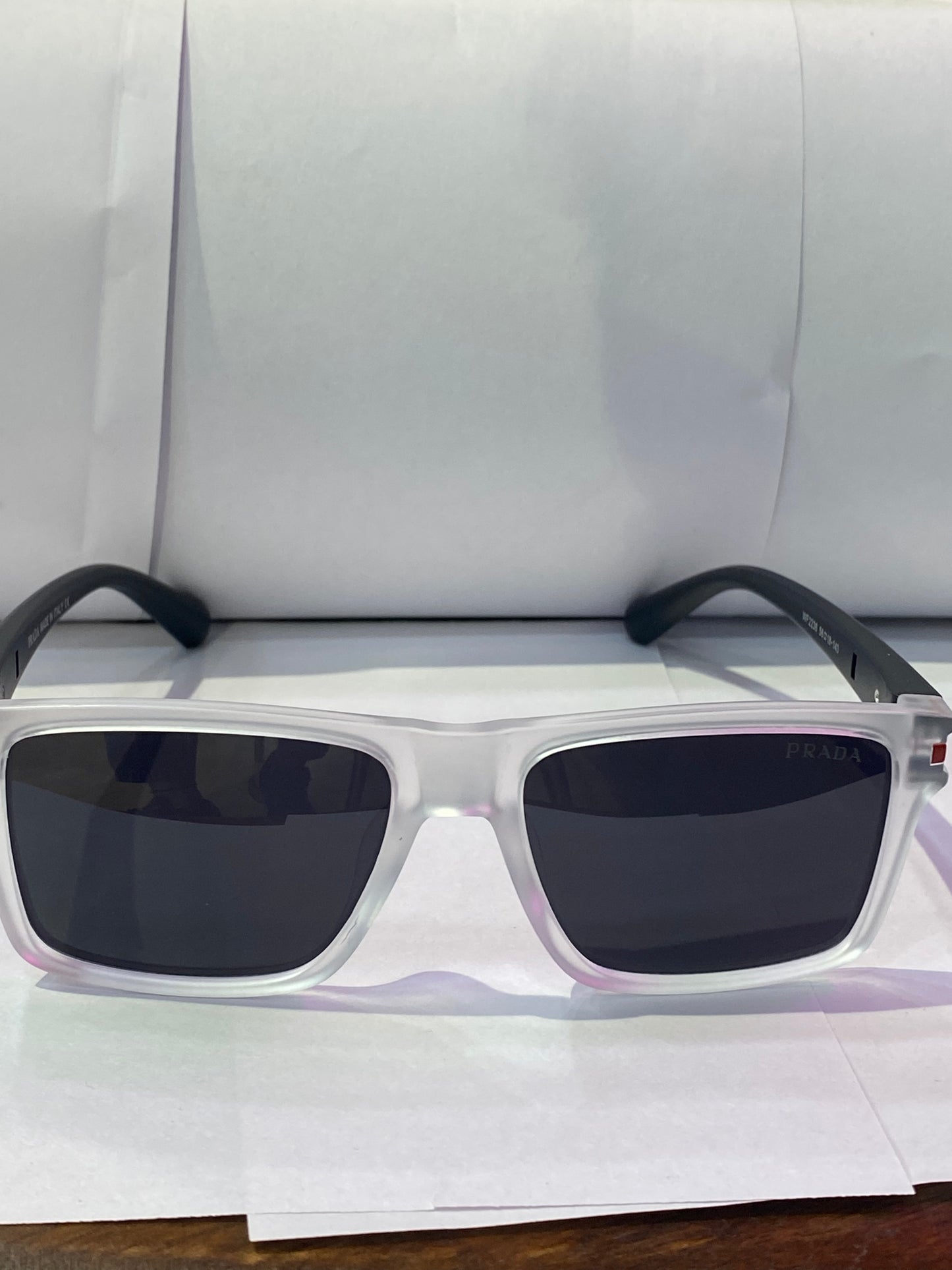 ARP Trancy Frame Black Stick Black Shade Unisex Sunglasses 2236 56 18 140