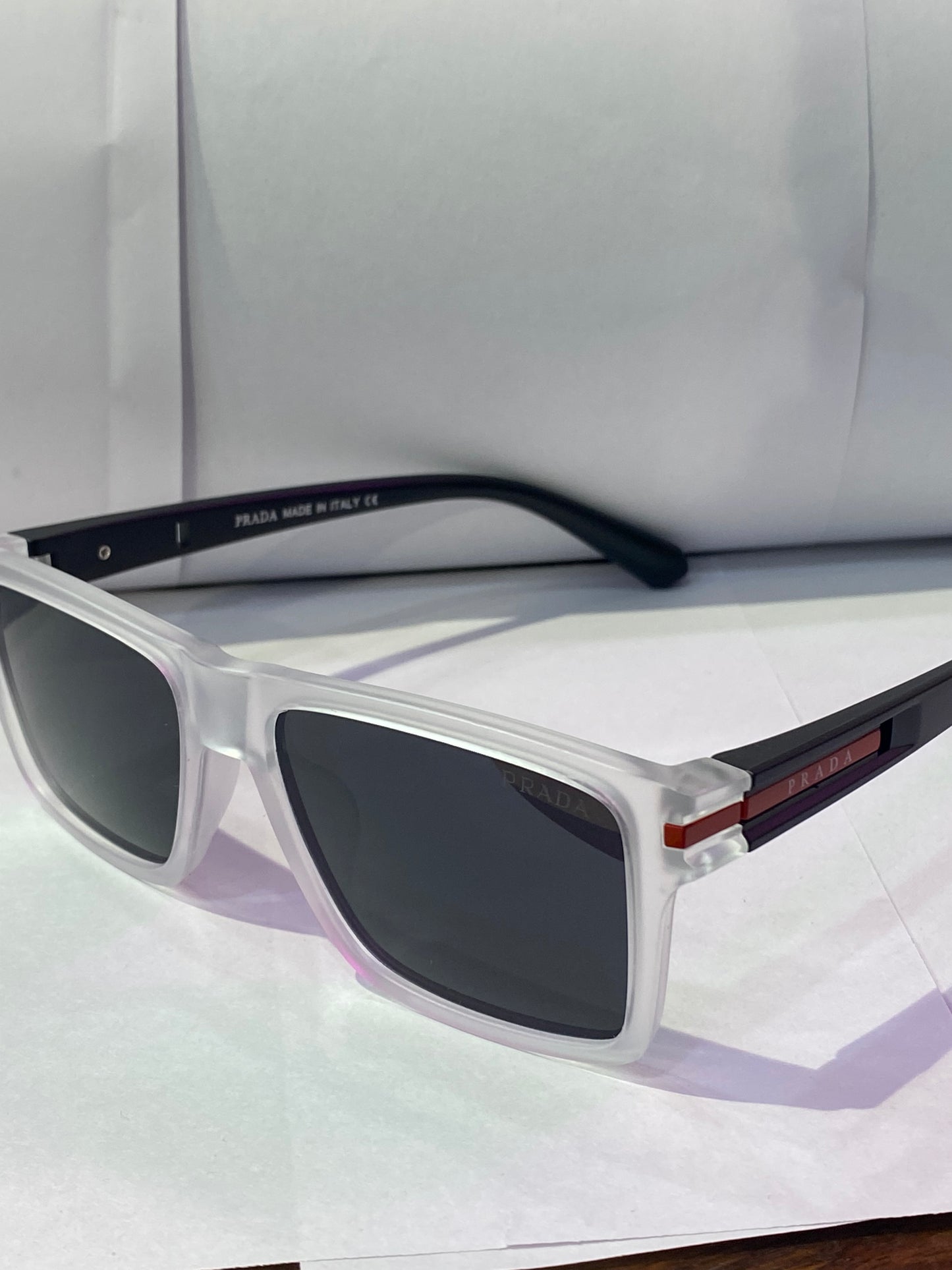 ARP Trancy Frame Black Stick Black Shade Unisex Sunglasses 2236 56 18 140
