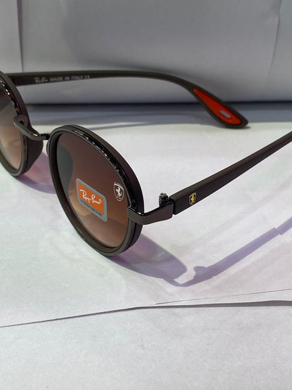 YAR Brown Frame Brown Shade Unisex Branded Sunglasses RB7285 56 18 138