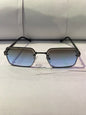 ARP Frameless Blue Black Shade Black Stick Unisex Branded Sunglasses 3334 57 19 145