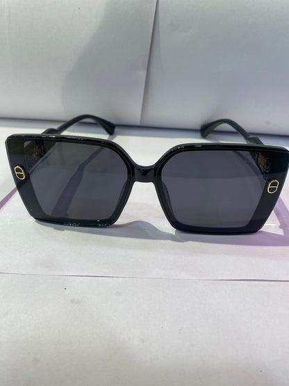 OID Black Frame Black Shade Unisex Sunglass 2655 56 17 141
