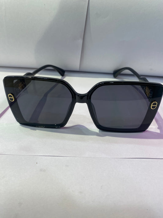 OID Black Frame Black Shade Unisex Sunglass 2655 56 17 141