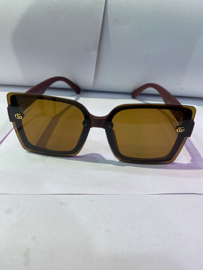 CUG Rust Frame Brown Shade Unisex Sunglass 2651 57 19 140