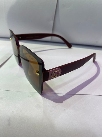 CUG Rust Frame Brown Shade Unisex Sunglass 2651 57 19 140