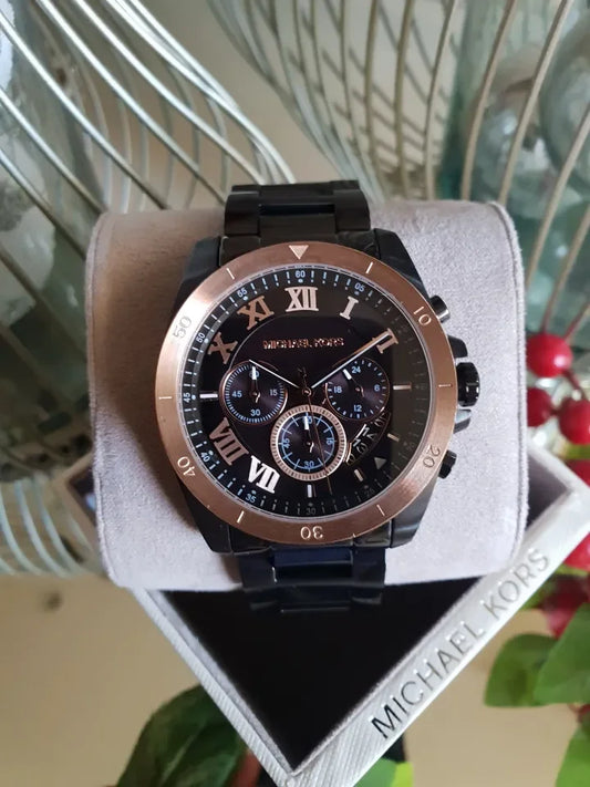 CIM MIC Black Chain Copper Dial Men Watch 988285