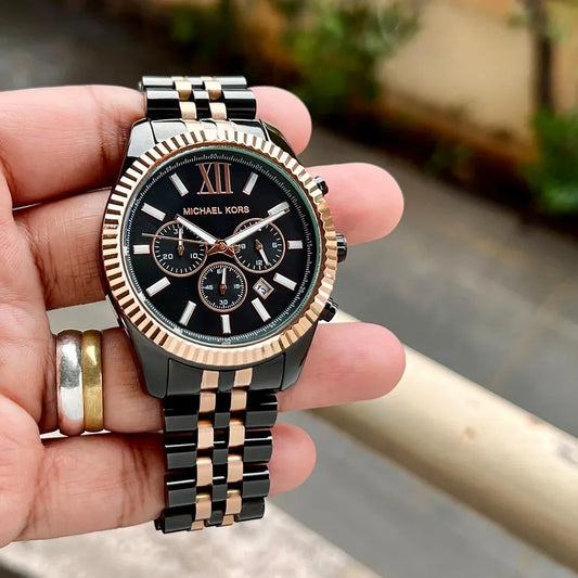 CIM MIC Black Copper Chain Black Copper Dial Men Watch 988288