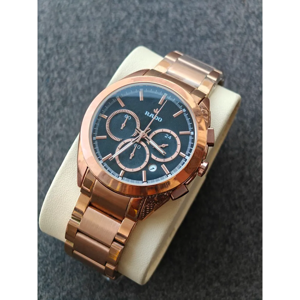 DAR RAD Copper Chain Blue Copper Dial Men Watch 988298