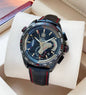 GAT Black Strap Black Dial Chrono Watch For Men 180834