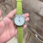 MRA ARM Green Silicone Strap White Dial Heavy Chronograph Men’s Watch 988371