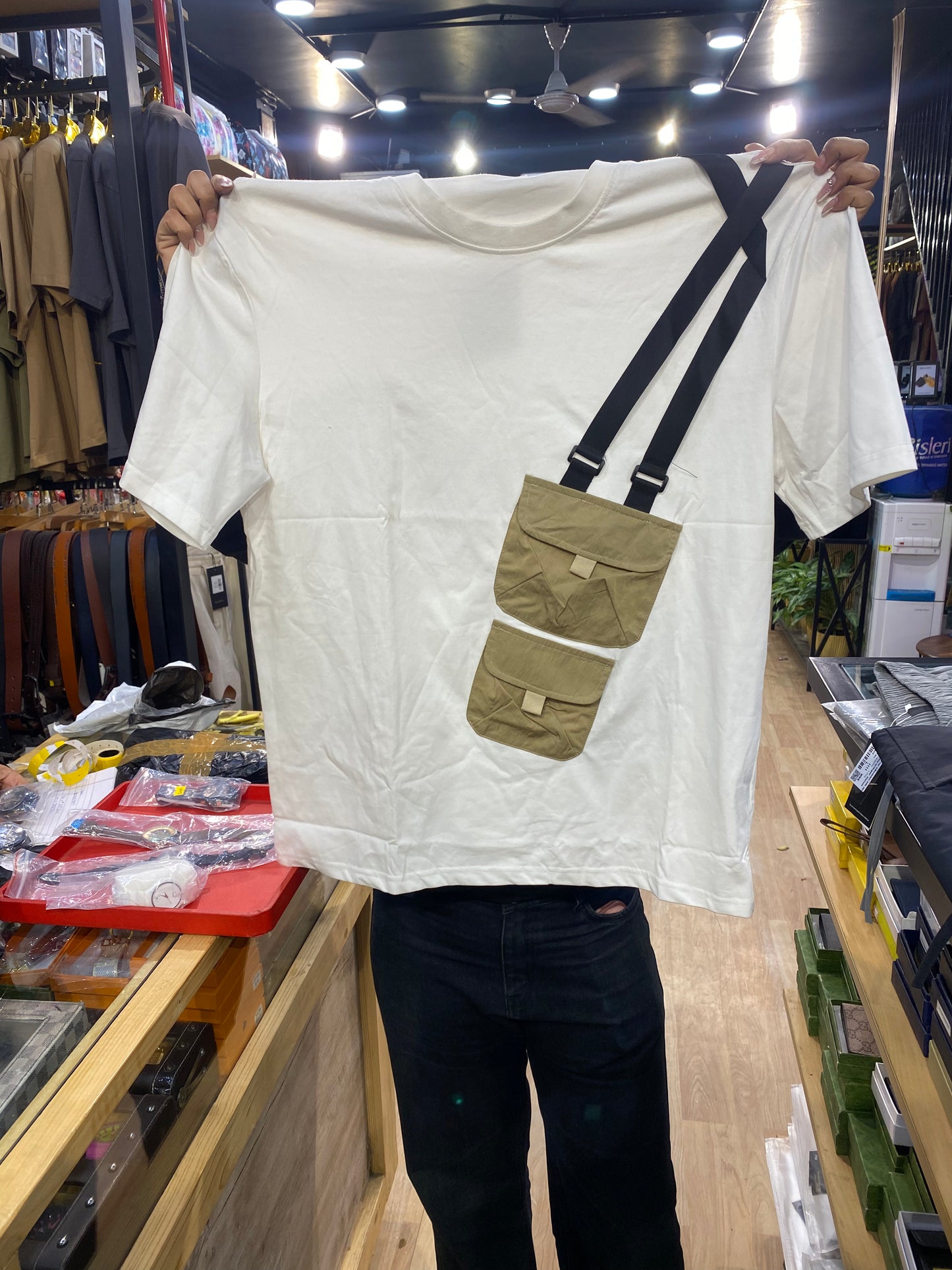 H&S Fashion White Colour High Quality Men’s T-Shirt 63058