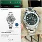 LOR Silver Chain Gray Dial Automatic Premium Quality Men’s Watch 988389