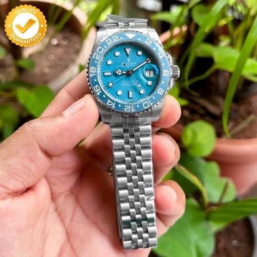 LOR Silver Chain Sky Dial Automatic Japanese Machinery Premium Quality Men’s Watch 988399