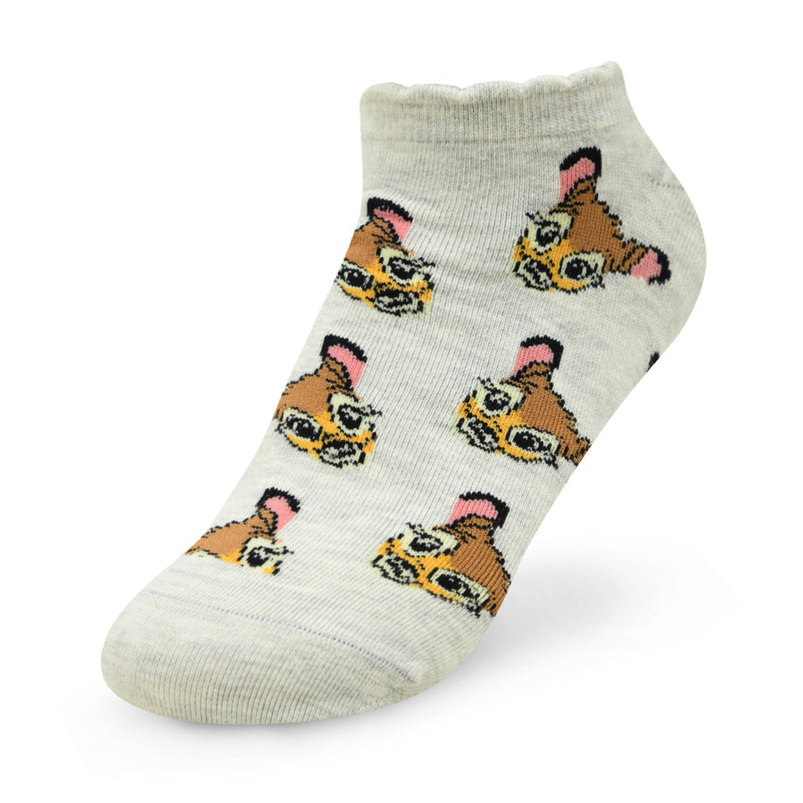 BALENZIA X DISNEY ANIMALS BAMBI ANKLE SOCKS FOR WOMEN | PACK OF 3