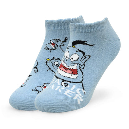 BALENZIA X DISNEY ALADDIN GENIE ANKLE SOCKS FOR WOMEN | PACK OF 2