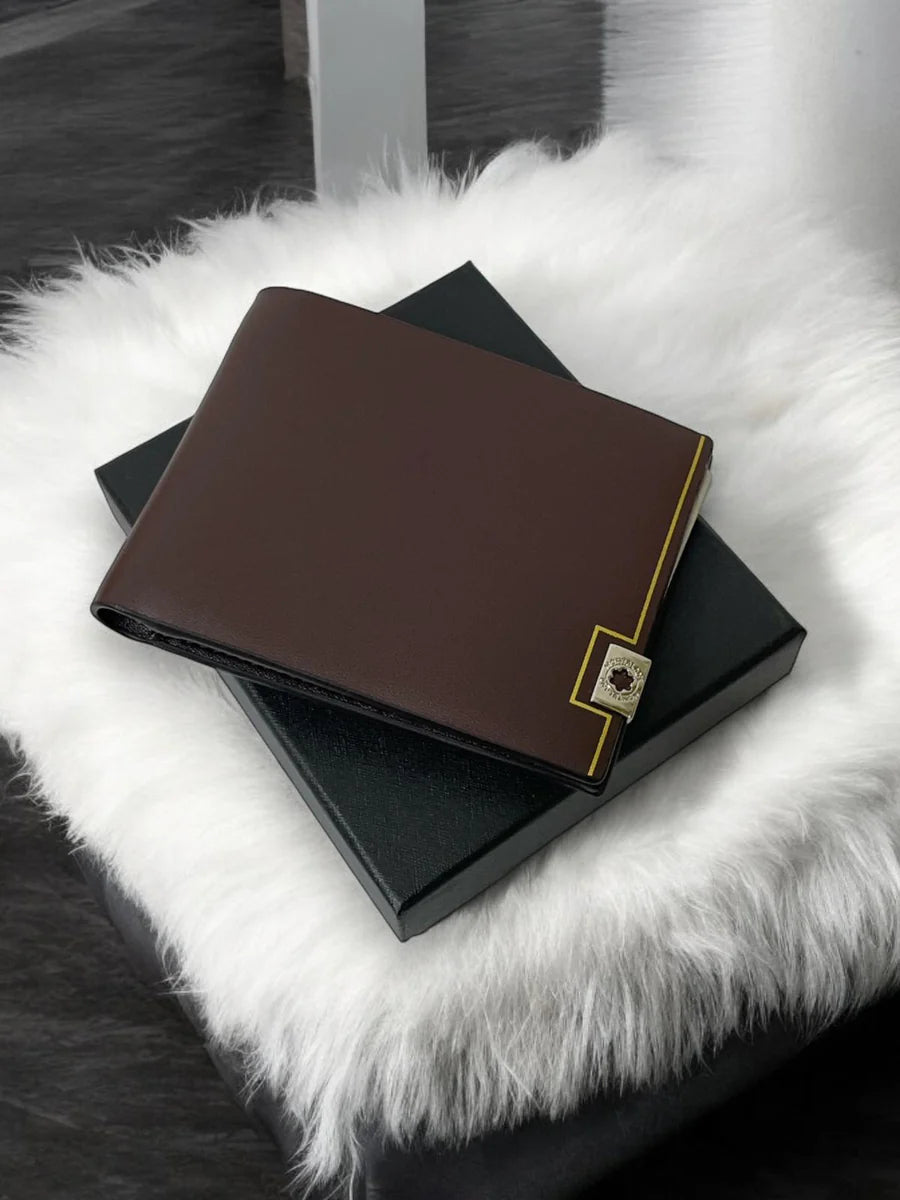 NOM Brown colour With Imported Men Wallet 988773