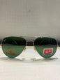 YAR RAY RB Silver Frame Green Shade Unisex Small Sunglass RB 3025 58 14