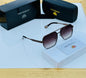 YAM Black Frame Black Shade Unisex Premium Quality Sunglass 2537 56 22-143