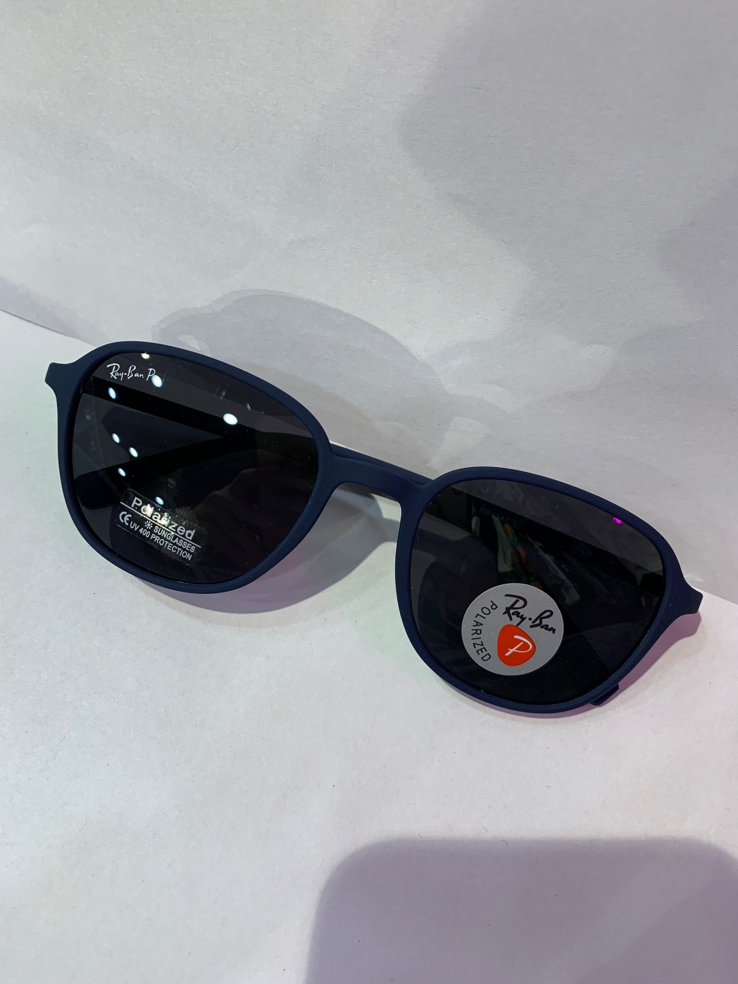 YAR Navy Blue Matte Frame Black Shade Unisex Premium Quality Sunglass RB4342 51 21-134