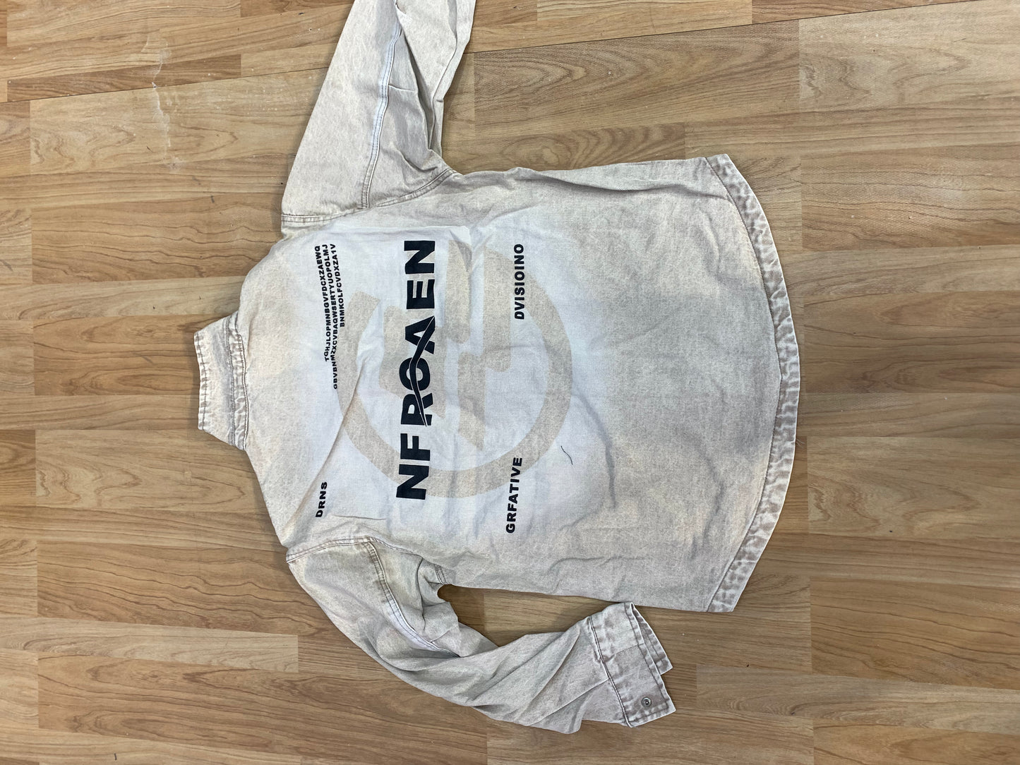 NFROAEN Beige Imported Mens denim Jacket 027
