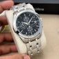 Sit Silver Chain Black Dial Chrono Working Men’s Watch 989714