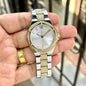 CIM Silver Gold Chain Gold Ring Silver Dial Ladies Watch 988548