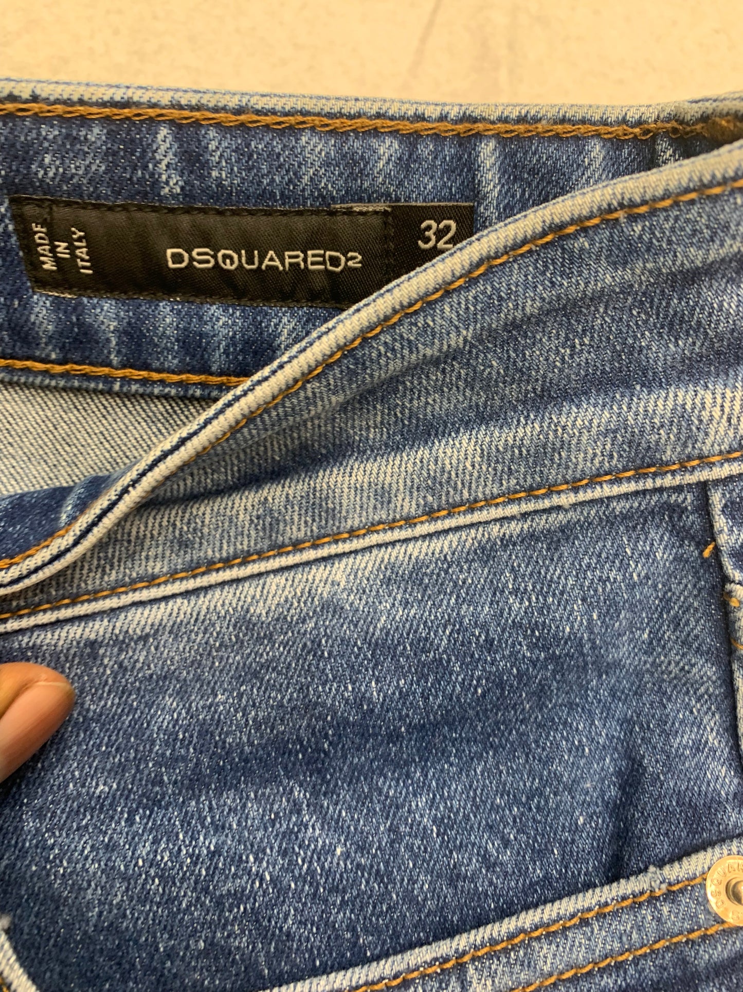 Dsquared Blue Color with Slim Fit Premium Quality Jeans 3834