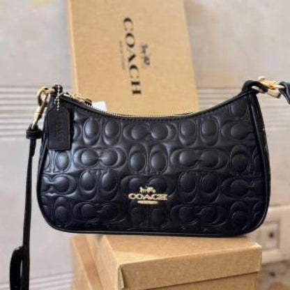 Aoc Black Colour Cc Print Premium Quality Ladies Side Sling Bag 30041