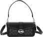 Aoc Black Silver Buckle Ladies Premium Quality Sling Hand Bag 989754