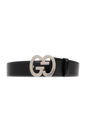 CUG Black Colour Belt Black Silver Buckle 987913