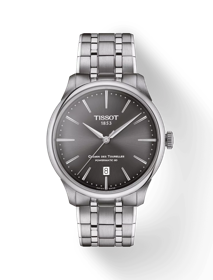 Sit Silver Chain Black Dial Primium Men’s Watch 989661
