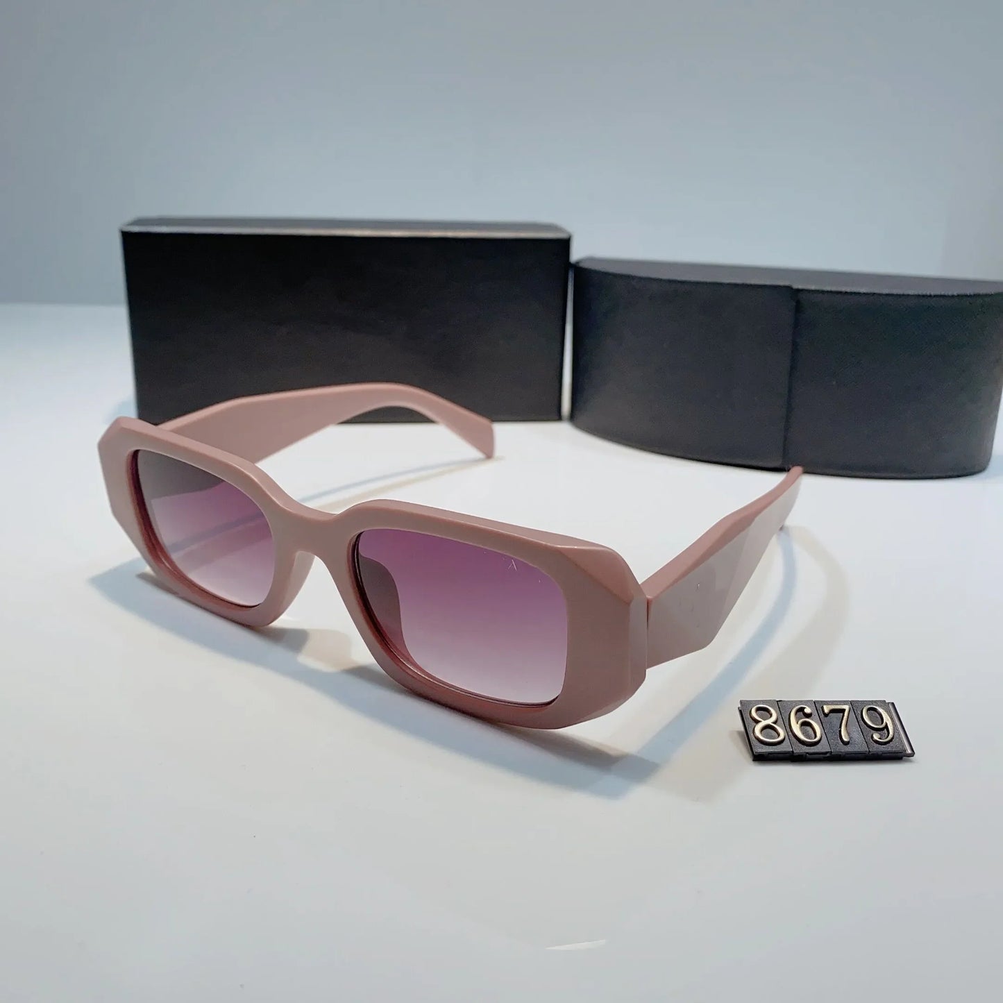 ARP Pink Frame Black Shade Sunglass 8679 50 20-143