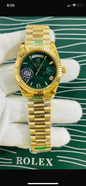 Lor Golden Chain Green Dial Premium Quality Japanese Machinery Automatic Men's Watch 989810