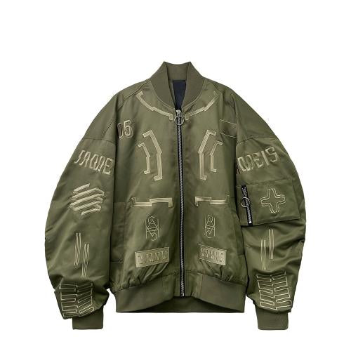 GO REIAX BSW Green Colour Unisex Bomber Jacket 20381