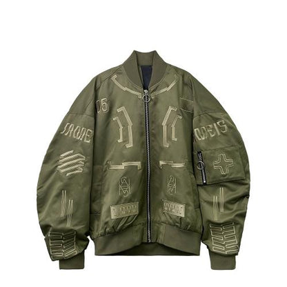 GO REIAX BSW Green Colour Unisex Bomber Jacket 20381