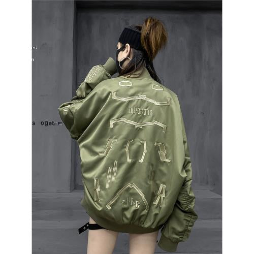 GO REIAX BSW Green Colour Unisex Bomber Jacket 20381