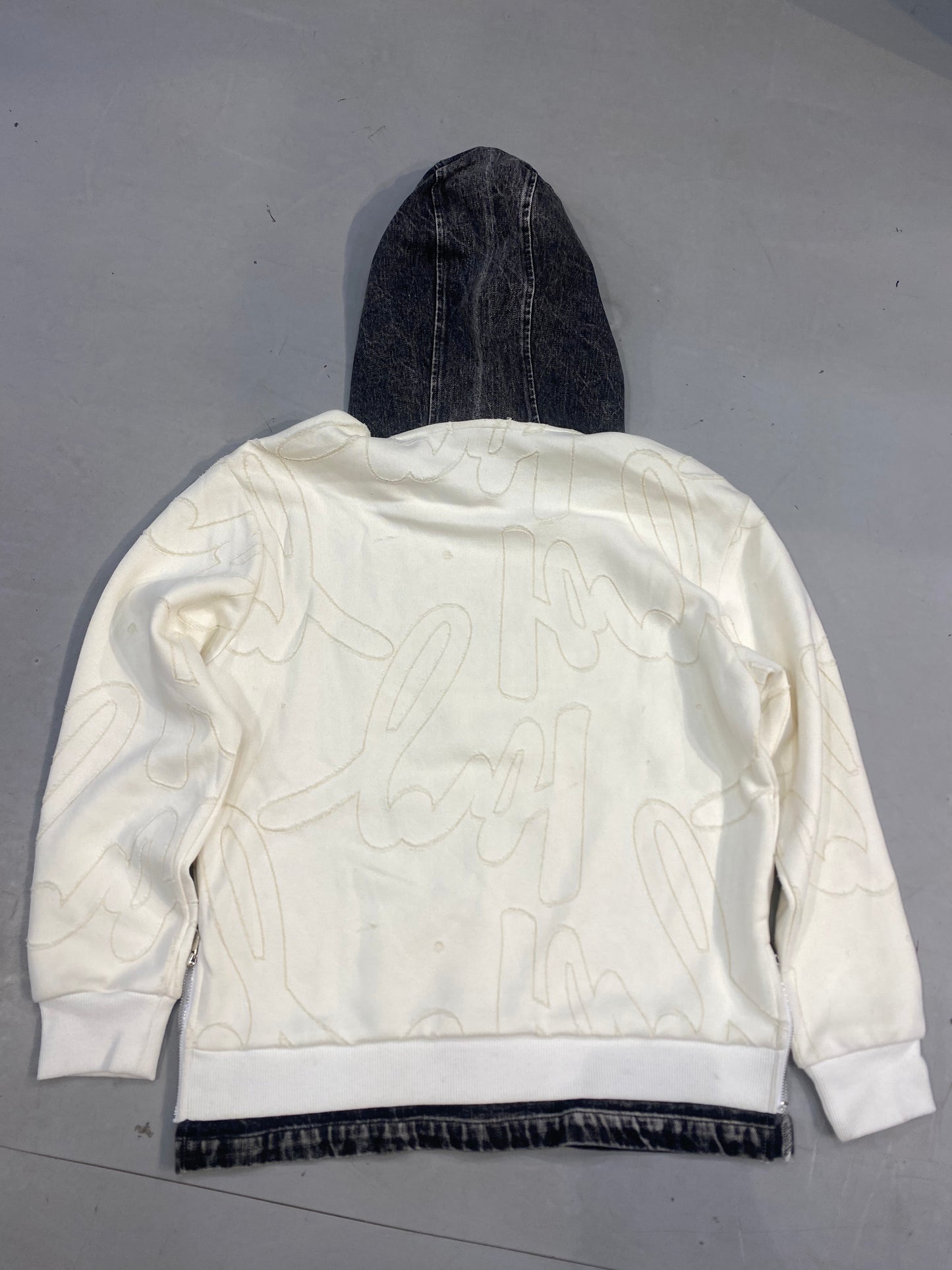 BAIL VISTA Imported Cream Colour Premium Quality Denim Hoodie R26108100