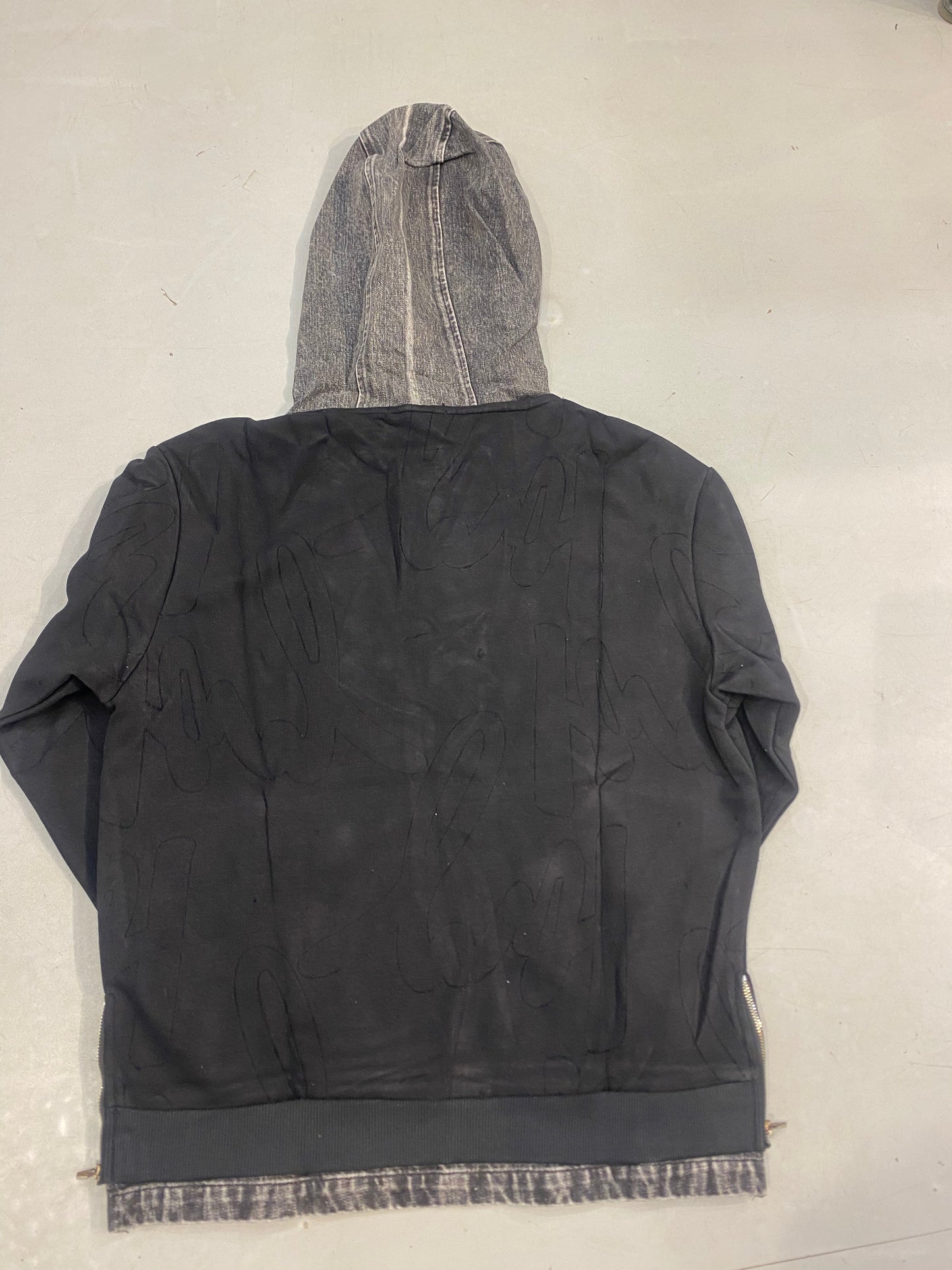 BAIL VISTA Imported Black Colour Premium Quality Denim Hoodie R26108100