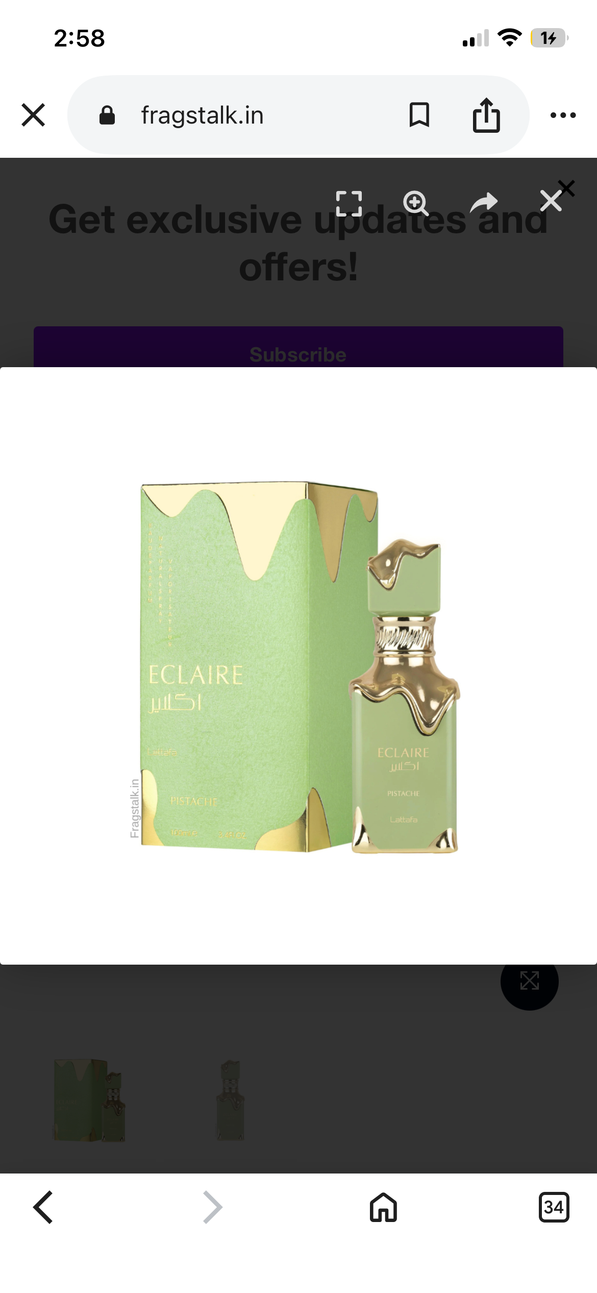 LATTAFA ECLAIRE PISTACHE EAU DE PARFUM 100ML FOR MAN & WOMAN