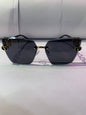 LAV Frameless Black Shade Golden Black Stick Unisex Sunglass 58045 60 14 145