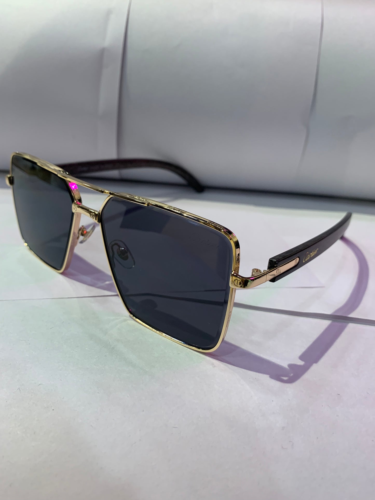 RAC Copper Brown Frame Black Shade Unisex Sunglasses CF58468 54 15 144 C4