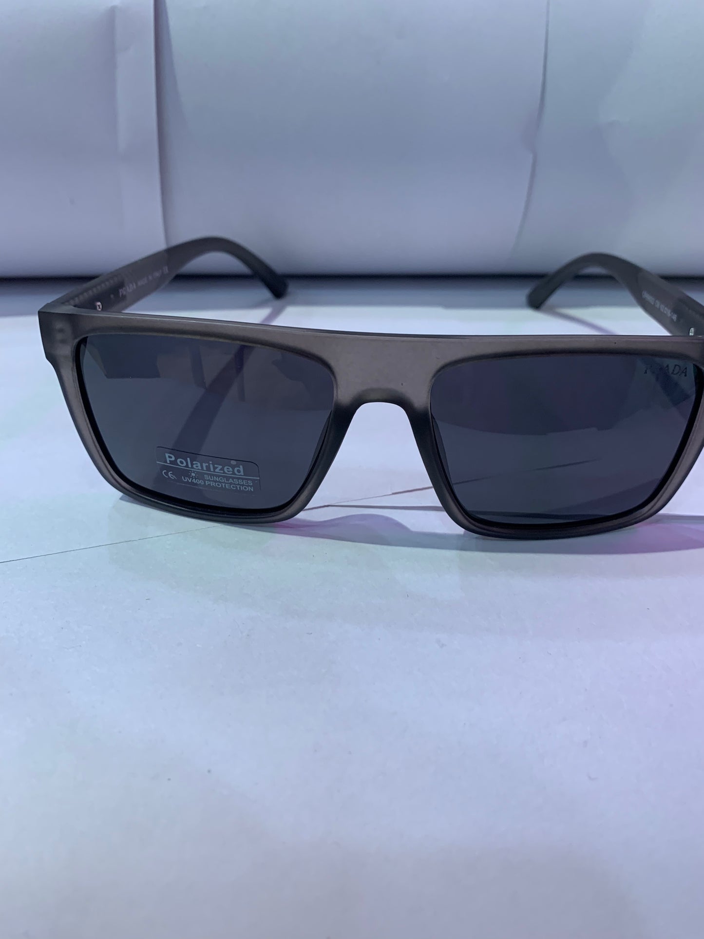 Arp Smoke Dark Grey Frame Black Shade Unisex Sunglass CF69022 C6 62 16 146