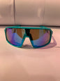 Kao Oak Green Frame Rainbow Shade Unisex Sunglass TO4927 60 18 140