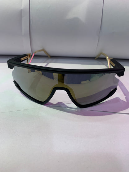 Kao Oak Black Copper Frame Black Shade Unisex Sunglass WT2958 54 17 140