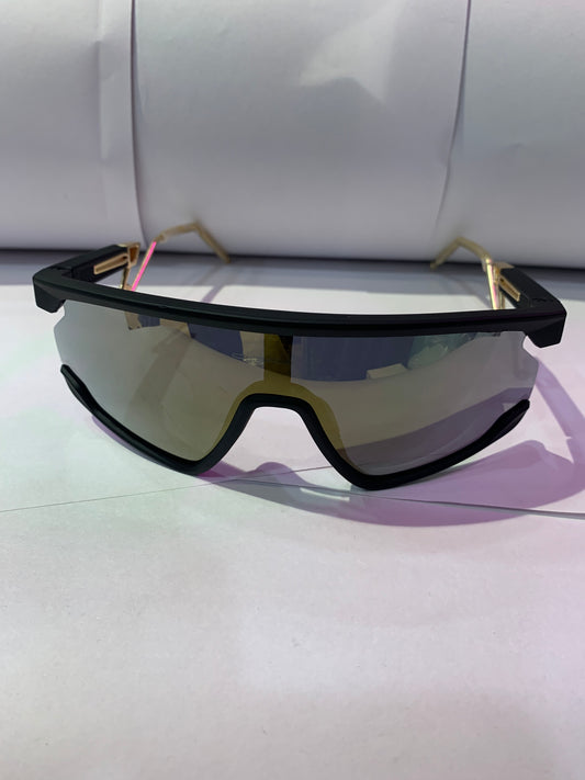 Kao Oak Black Copper Frame Black Shade Unisex Sunglass WT2958 54 17 140