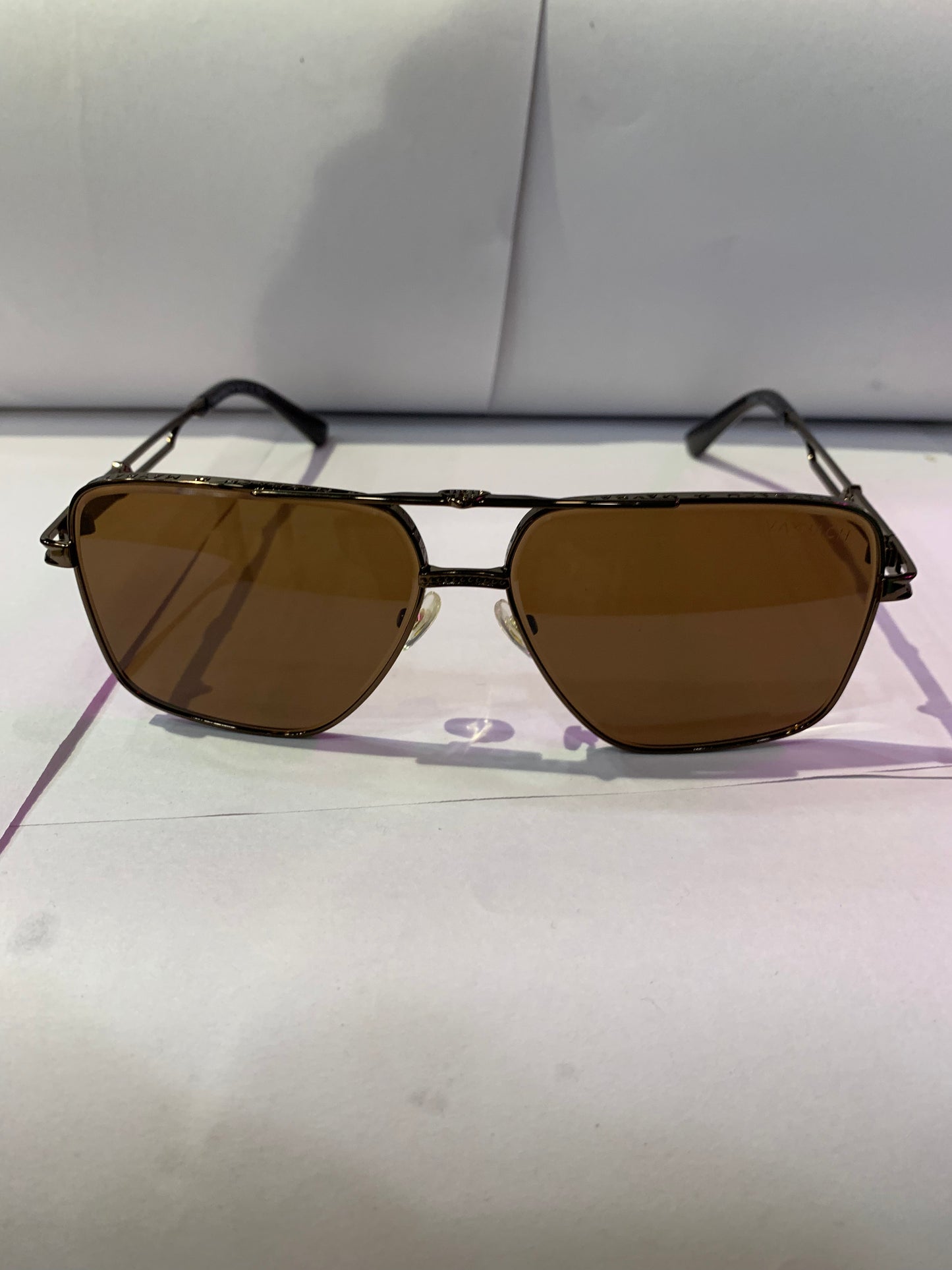 YAM Glossy Brown Frame Brown Shade Unisex Sunglass CF58437 62 15 145 C4